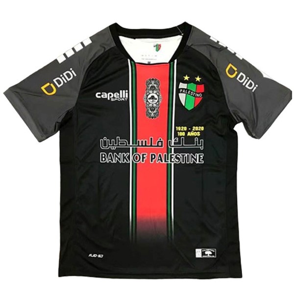 Tailandia Camiseta CD Palestino Primera 2020-21 Negro